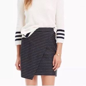 Madewell • Asymmetrical Wool Blend Mini Skirt